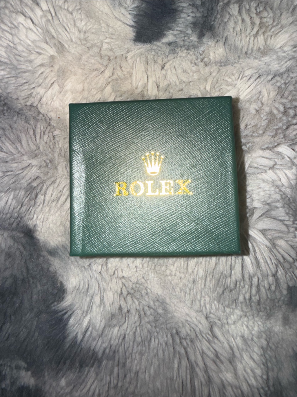 Rolex Green Box With Gold Emblem